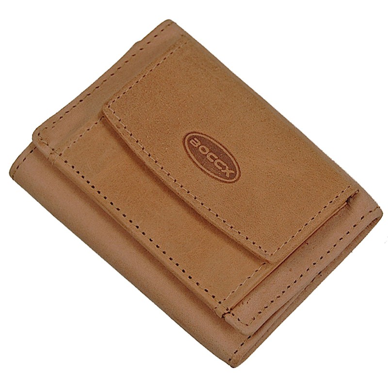 BOCCX GoBago 40025 Men's Leather Wallet Party Purse, light brown,