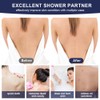 LOPHE Back Scrubber, Exfoliating Back Scrubber for Shower, Double-Sided Bath