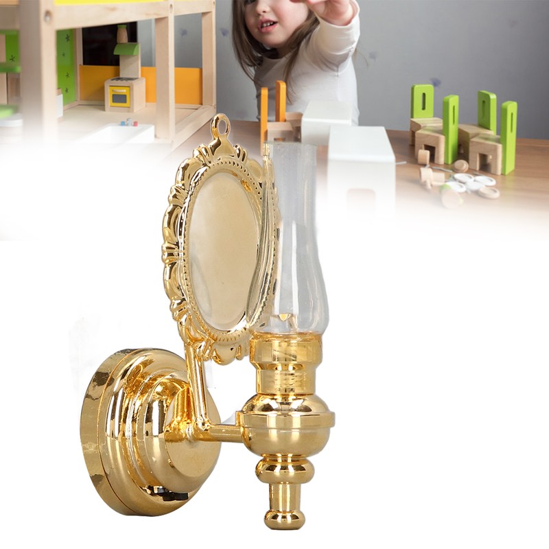 Dollhouse Wall Lamp Vivid Details LED Warm Light High Brightness