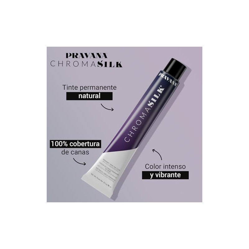 PRAVANA ChromaSilk Tono 8.43 Light Golden Blonde Tinte Permanente 90ml