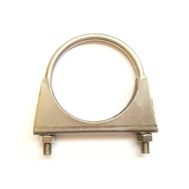 Heavy Duty Universal Exhaust Pipe clamp + M10 U-Bolt - 106 mm - T304 Stainless Steel - Pack Size : 1