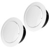 QWORK Adjustable Air Vent Diffuser - 6 Inch, 2 Pack