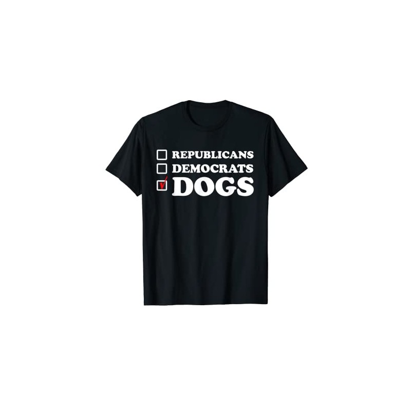 Republicans Democrats Dogs Funny T-Shirt