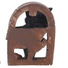 3 Pcs Gopher Ornaments Resin Simulation Animal Cat Gopher Garden