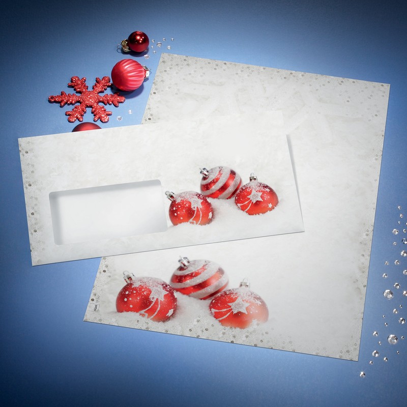 SIGEL DP247 Christmas writing paper "Winter Flair", A4, 90 gsm,