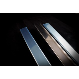 Stainless Steel Walk-in Cooler Door Heater Wire Trim, CAPS ONLY, 3 CT 80" Piece