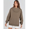 ANRABESS Womens Oversized Sweatshirts Turtleneck Pullover Long Sleeve Hoodies Tops
