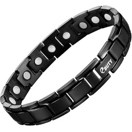 Ebuty Men's Women's Bracelet, Anti-Static, Health, Germanium, Rose Gold, Father's Day Gift, Fashionable, Non-Discoloring, Adjustable Size, Titanium, Titanium