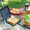 Sandwich Maker, Grilled Panini Maker Pan with Non-Stick Plates, Stovetop