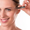 Light 2pcs Stainless Steel with LED Light, Makeup Eyelash Eyebrow