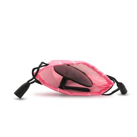 DIYOMR 5 Pack Glasses Case Pouch, Portable Sunglasses Bags Multiple Color Storage Pouch Drawstring Organizer Bag (Line)