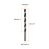 sourcing map 5pcs Brad Point Drill Bits 4.5mm(11/64") Dia Straight