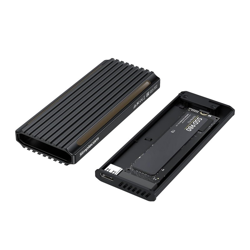 Simplecom SE525 NVMe / SATA M.2 SSD USB-C Enclosure with