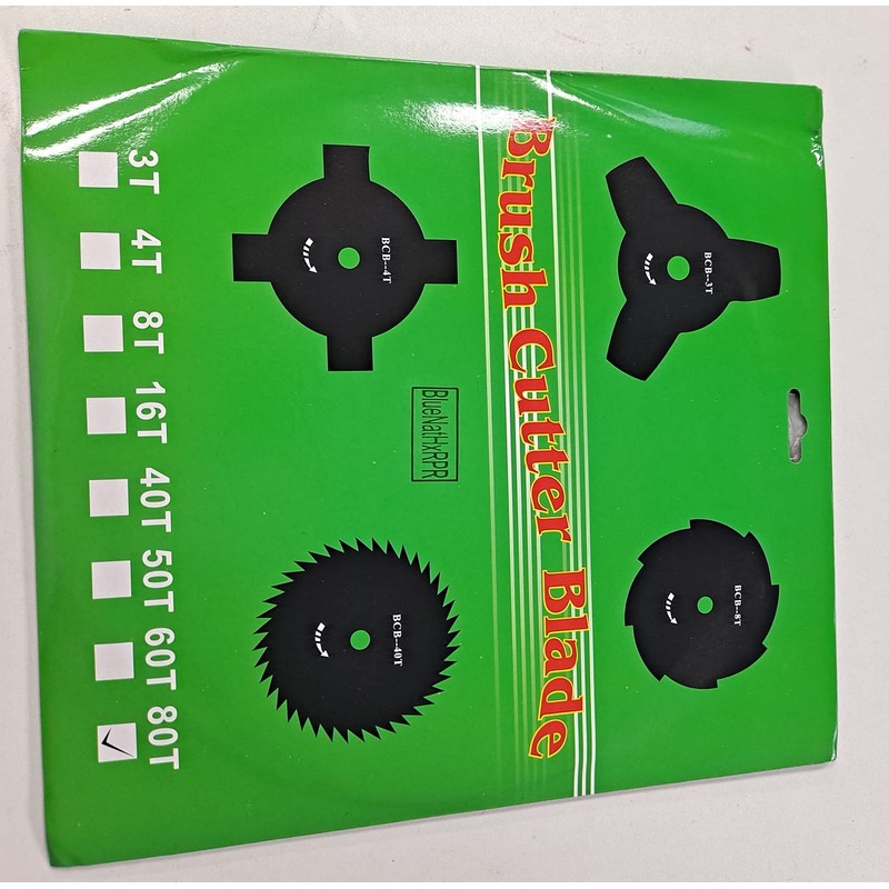 BlueNatHxRPR 10 inch 80T Carbide Tip Blade with Washer Adapter