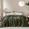 XINJU Muslin Fringe Blankets for Adults: 100% Cotton Cloud Soft