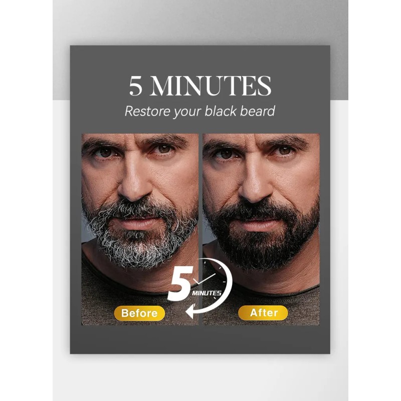 10 Piezas De Tinte De Barba Para Barba De Uso