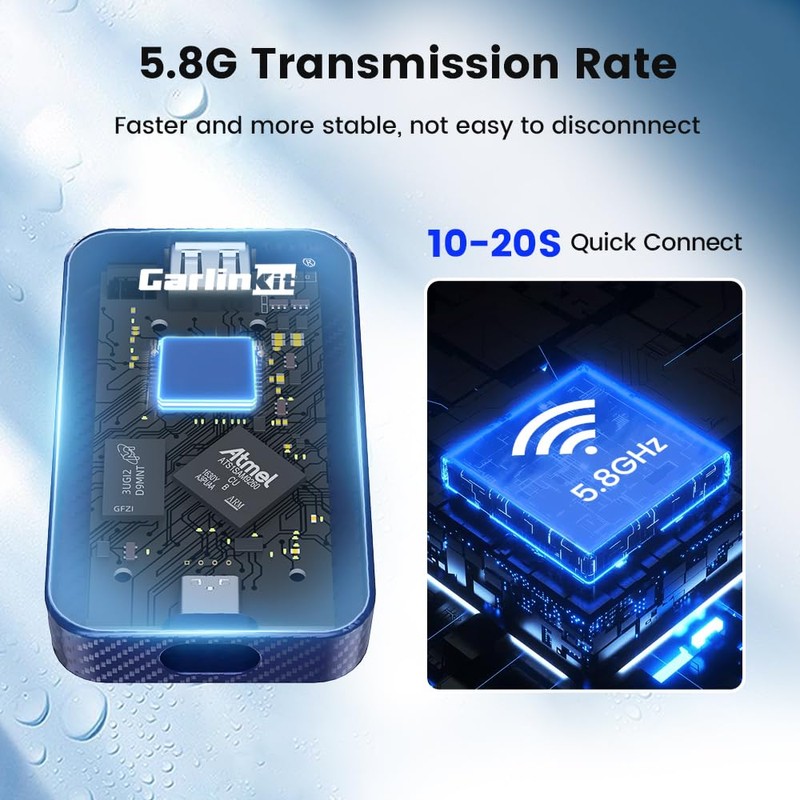 CarlinKit 4.0 CP2A Adapter for Wired CarPlay Car, 2 in