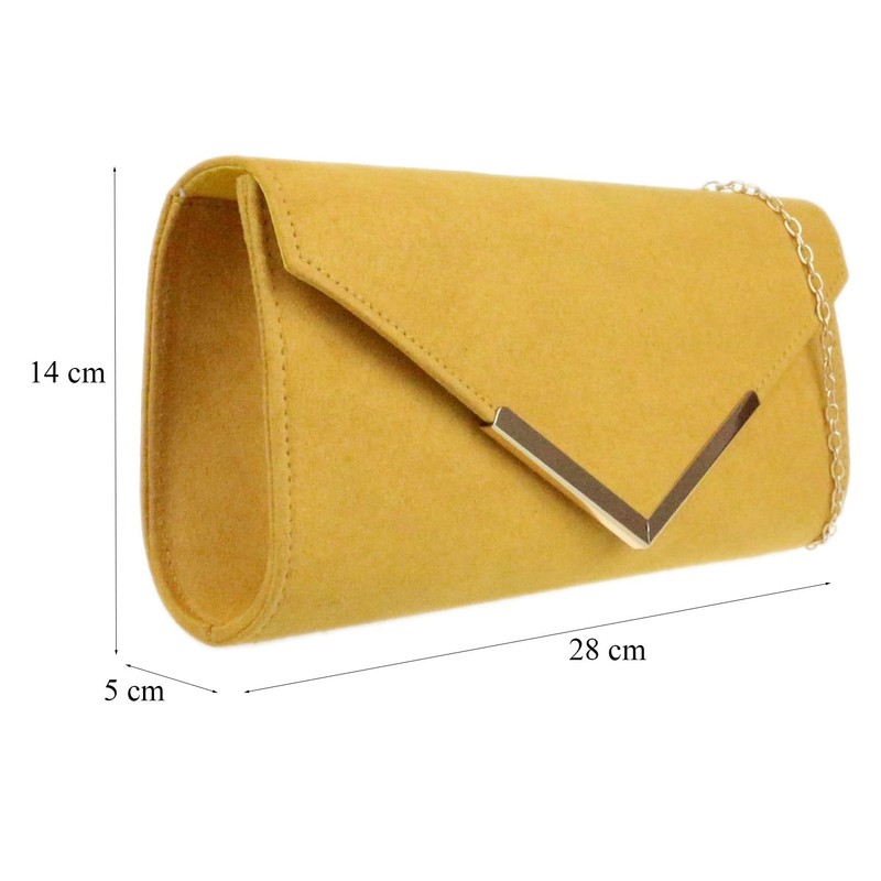 Girly Handbags Small Frame Clutch Bag, Naked