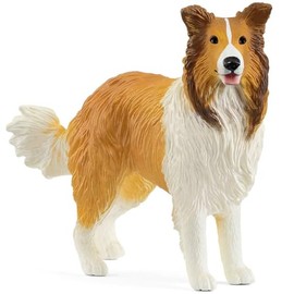 schleich Farm World | Collie 13998 | Figura di Cane da Fattoria schleich | dettagliata e realistica | Idea Regalo per Bambini e Bambine | Giocattolo da Fattoria dai 3 Anni | 8 x 3 x 6 cm