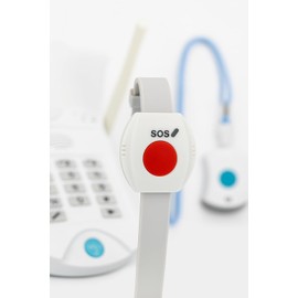 Life Guardian HD700-V6 Medical Alert System – No Monthly Fees – 2-Way Voice Base + Waterproof Wrist & Pendant Panic Buttons – Seniors, Disabled & Loved Ones Safe - Uses Landline