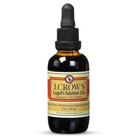 171163 J.CROW'S® Lugol's Iodine Solution 56.7g 2 oz, 2) Unflavored - 2 Fl Oz (Pack of 1) / 171163 J.CROW'S® Lugol's 요오드 용액 56.7g 2온스, 2) 무맛 - 2 Fl Oz (Pack of 1)