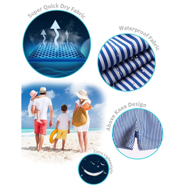 MaaMgic Small Boy’s Swimming Shorts, Quick Drying Board Shorts with