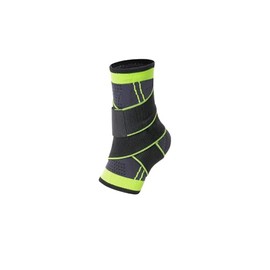 Ankle Brace, Adjustable Compression Ankle Support Men & Women, Strong Ankle Brace Sports Protection, Stabilize Ligaments-Eases Swelling and Sprained Ankle（ Large, Green, 1