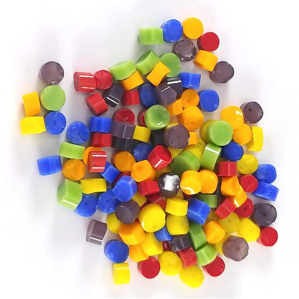 Glacial Art Glass Rainbow Dots Assortment, 96 COE - ASRT-D-RB-96