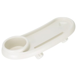 Stroller Snack Tray for Nuna, Cup Holder and Phone Holder, Easy Install, White