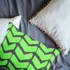 Le Jardin du Lin Cushion Decorative Cushion Cover Neon Green