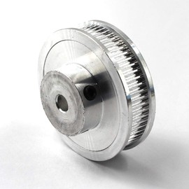 Pulley 60 Teeth Timing Belt Pulley 5 mm Bore Pulley for Ropes 6 mm 3D Printer Timing Belt Roll Pack of 2 (Wrench Included)