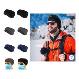 Warm Riding 1+1 Headband Earmuffs Outdoor Ear Protectors Headband Basic Type=Navy 1+1
