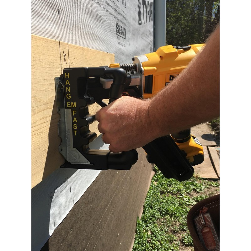 HangEmFast Metal Joist Hanger Installation Jig - Lightweight Durable Ergonomic
