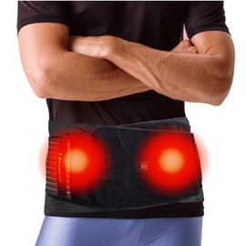 NeoHeat NH01-HWS-BK Heated Waist Supporter, Warm Activation, USB Powered