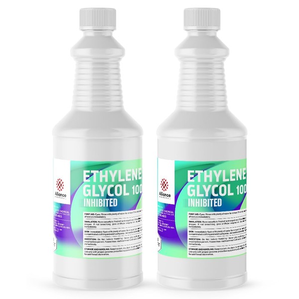 100% Premium Quality Ethylene Glycol Inhibited Solution - 2 Quart