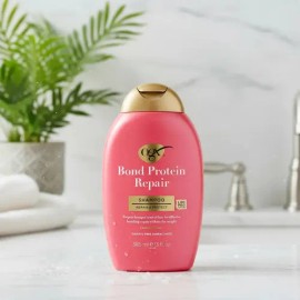 Shampoo Ogx Bond Repair Lightweight Para Cabello Dañado reparador 385ml