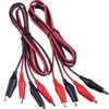 EBOOT 4 Pcs Alligator Clips Electrical, 40 Inches Test Leads