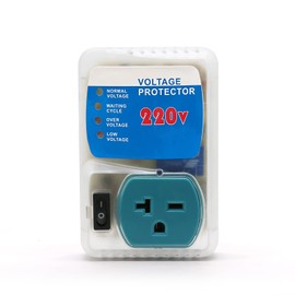 [ETL Listed] BSEED Electronic Surge Protector for Home Appliance,Voltage Protector Suit for Refrigerators and Freezers, Voltage Brownout Outlet 220V 20A,4400Watts(1 Pack)