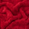 Linecooo RED Fleece Throw Blanket 50”×70” for Couch Sofa Bed,Super