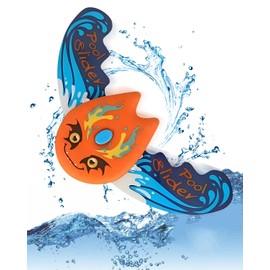 QLEUIFT 1 x Underwater Glider, Diving Toy for Children Pool, Devil Fish Swimming Pool Toy, Water Toy Children, Water Toy Fish, Underwater Toy Beach (Orange)
