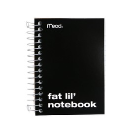 Mead Fat Lil' Notebook: 4 in. x 5-1/2 in. (Black)