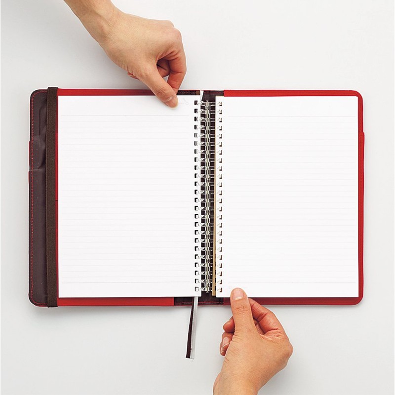 リヒトラブ カバーノート A5 ネイビー N1647-11