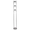 Ore International 3031FW-A 3-Light Adjustable Floor Lamp, White