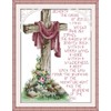 Amiiba Stamped Cross Stitch Kits, Resurrection Cross Jesus DIY 11CT