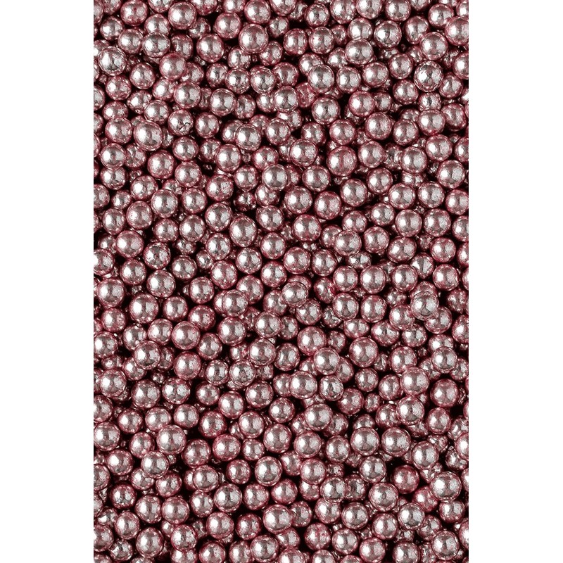 SPRINKLY - Metallic Pearls - Rose Pink - 6mm -
