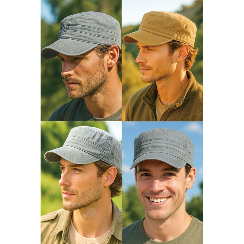 FREESE Work Cap, Work Hat, UV Protection, Washable, Cotton, Outdoor,
