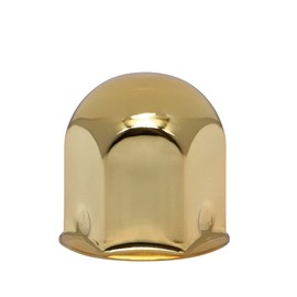 Jet INOUE 500342 Gold Nut Cover, 1.6 gal (51 L), 1.6 inches (41 mm), Steel, Pack of 6, Round