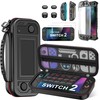 Spican Switch 2 Accessories Bundle 4-in-1, Switch Hard Shell Carrying