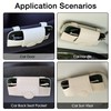 KINIVA Sunglasses Holder for Car Visor Leather Glasses Case with
