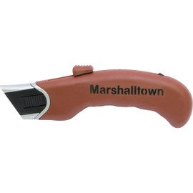MARSHALLTOWN DuraSoft Auto-Retractable Utility Knife, DuraSoft Knife Type, Auto-Retractable for Safety, Butterfly Storage, Magnets Included, 9069